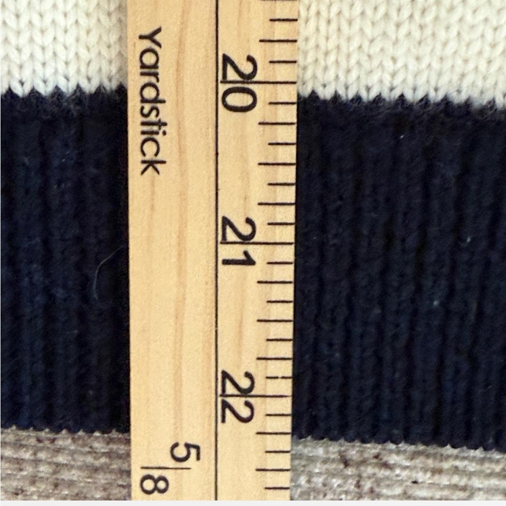 Brooks Brothers Women's Striped Merino Wool Crew Neck Sweater M Old Money Preppy - Picture 5 of 7